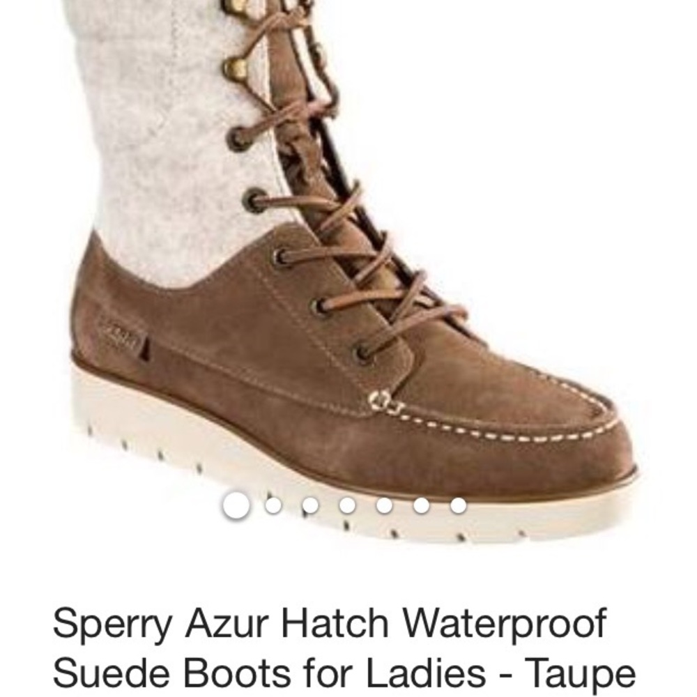 Sperry Azur Hatch waterproof boots. NWOT.
